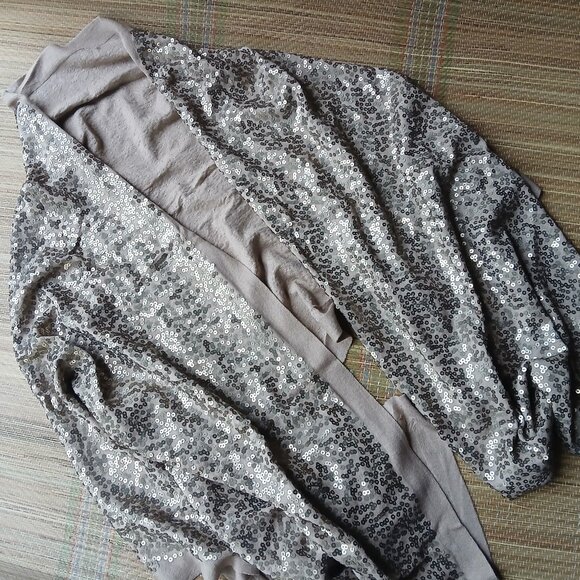 Iman Cotton/Cashmere Scarf/Wrap Tan - Picture 2 of 5